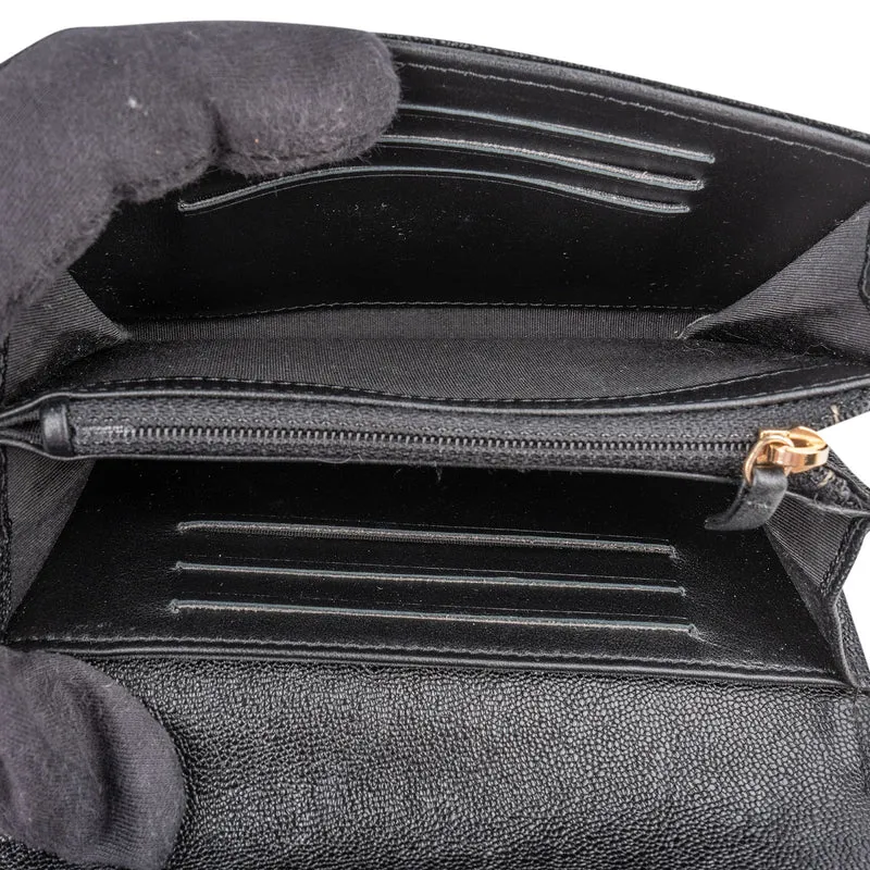 Chanel Caviar Leather Small Boy Wallet