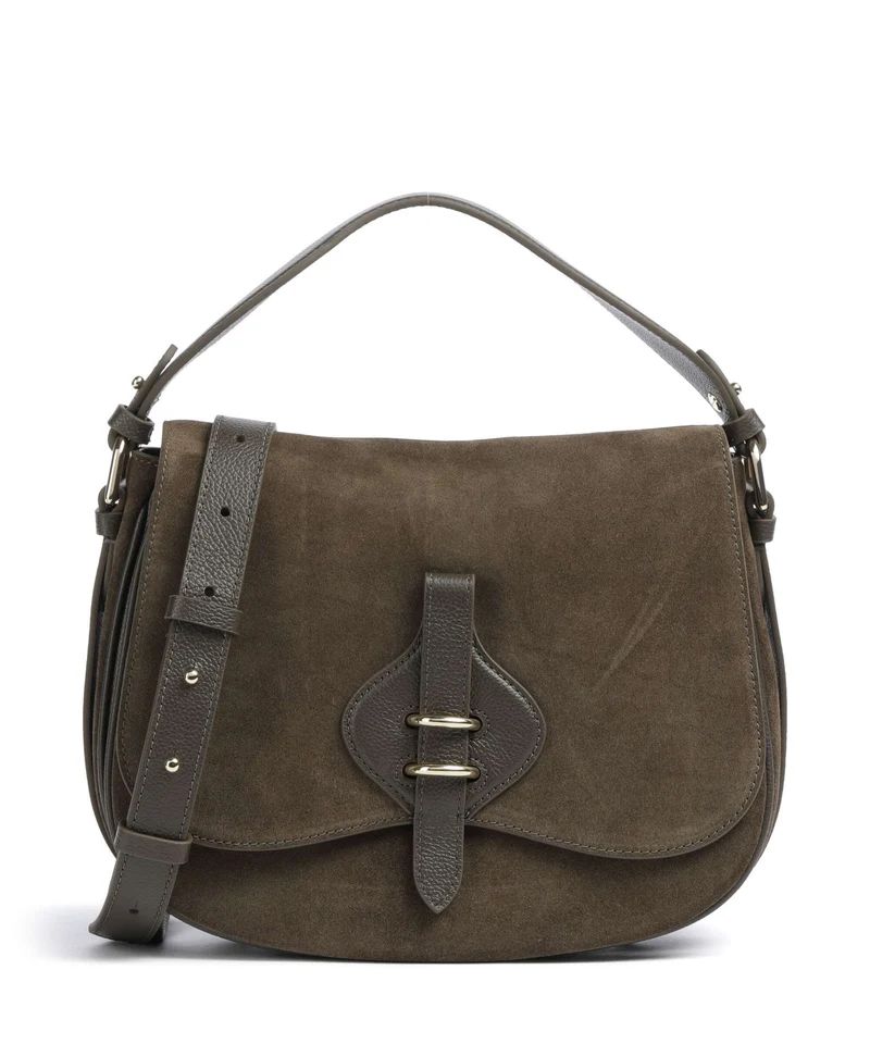 Coccinelle Mavery Suede Handtasche fango