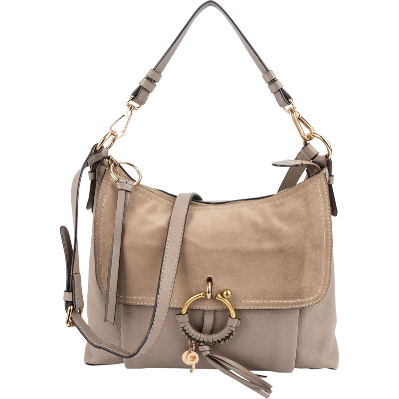 See By Chloé Leather and Suede Joan Crossbody Bag
