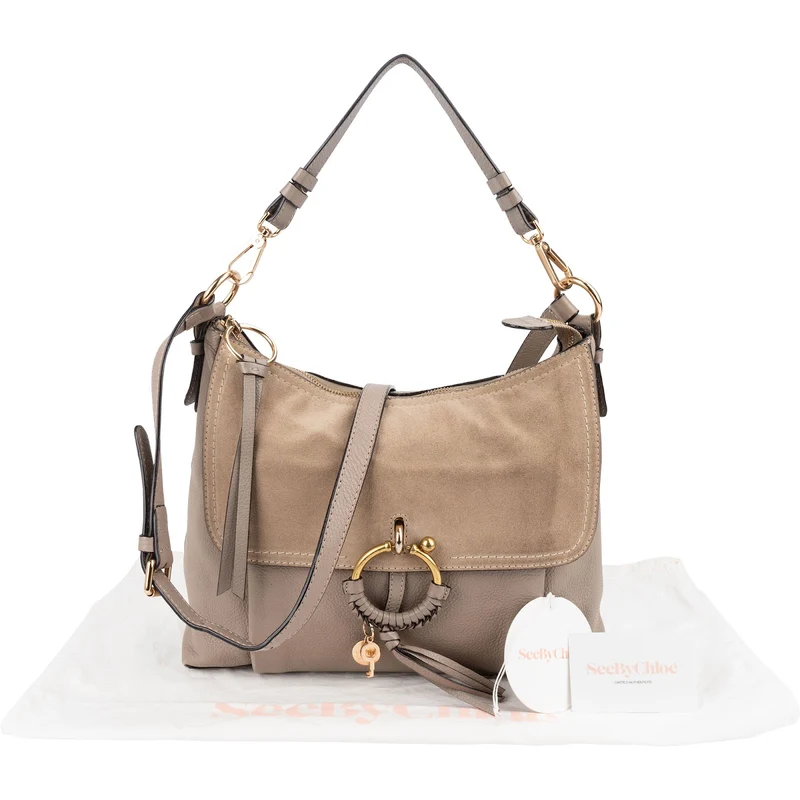 See By Chloé Leather and Suede Joan Crossbody Bag
