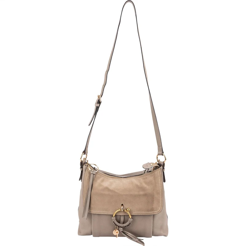 See By Chloé Leather and Suede Joan Crossbody Bag