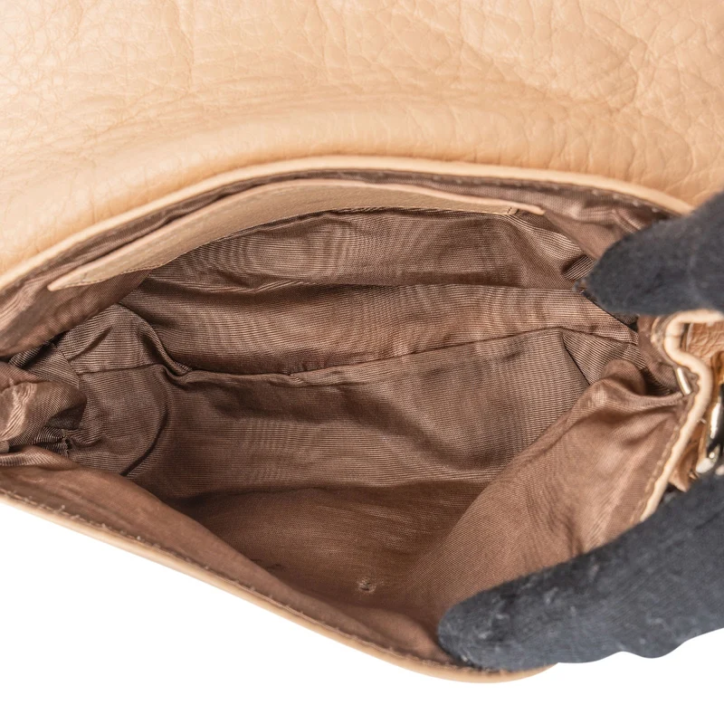 Chloé Pink Leather Lily Ribbon Crossbody Bag