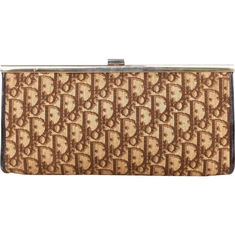 Christian Dior Trotter Monogram Vintage Clutch