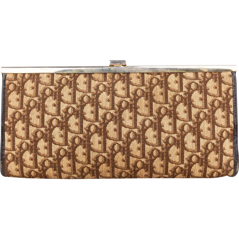 Christian Dior Trotter Monogram Vintage Clutch