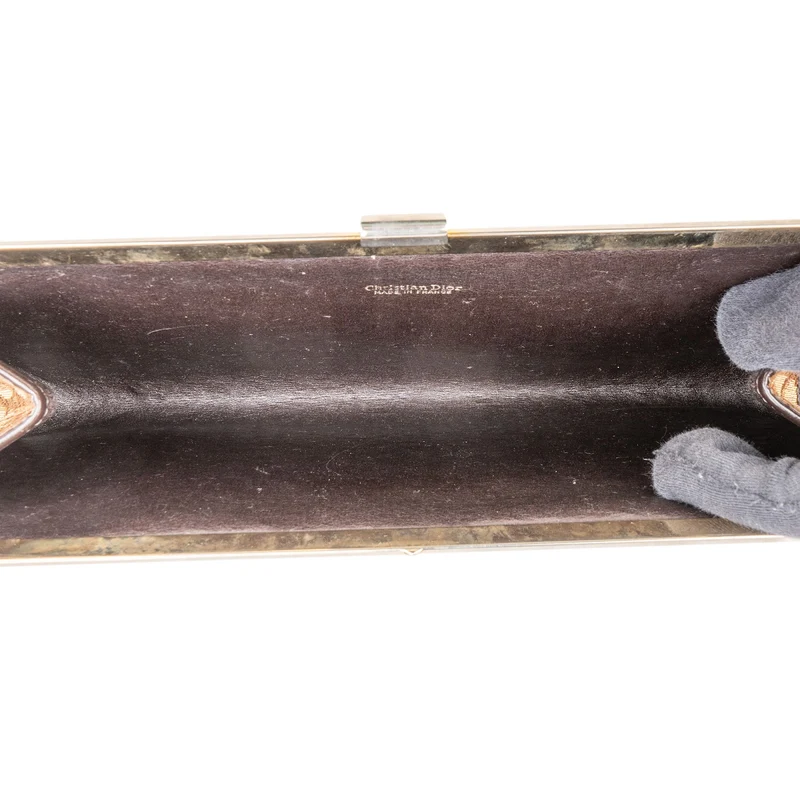 Christian Dior Trotter Monogram Vintage Clutch