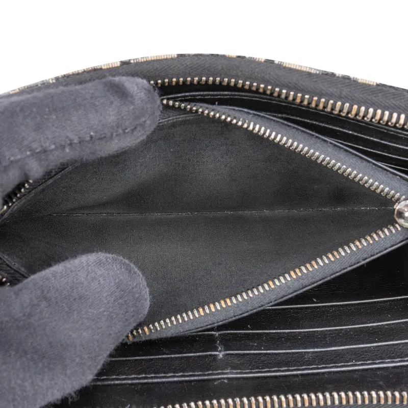 Christian Dior Trotter Monogram Zipped Long Wallet