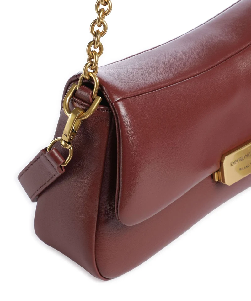 Emporio Armani Cassandra M Schultertasche foliage