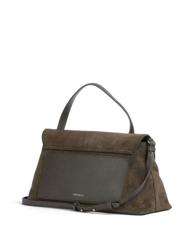Coccinelle Nikla Suede Handtasche fango