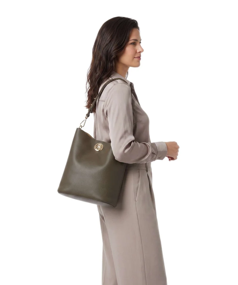 Coccinelle Nikla Bucket Handtasche fango/honey
