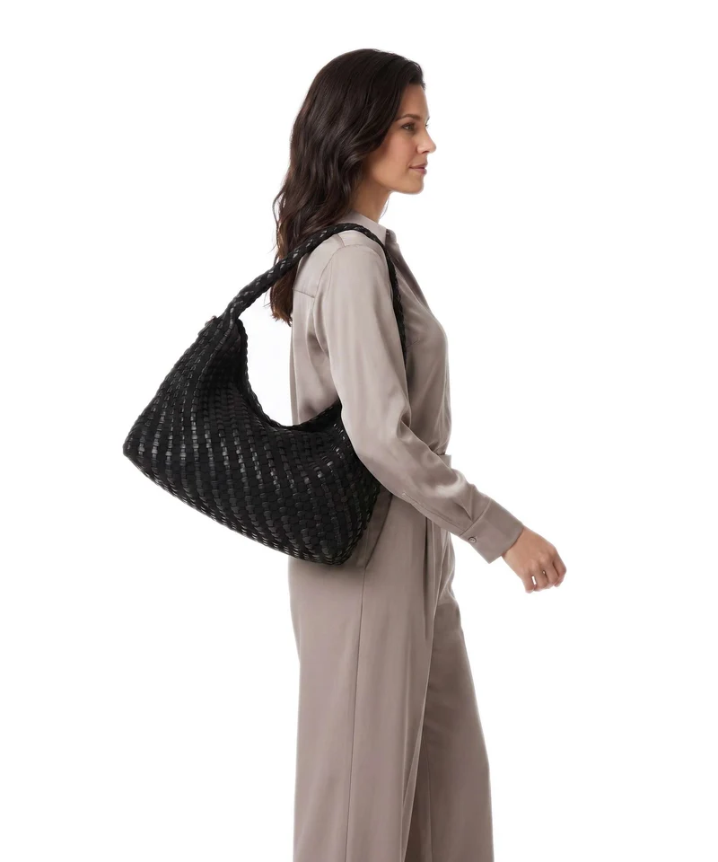Dune London Deliberate L Beuteltasche black