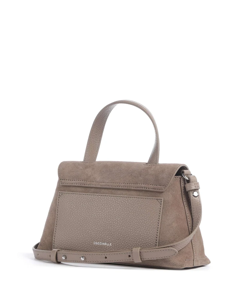 Coccinelle Nikla Suede Handtasche warm taupe