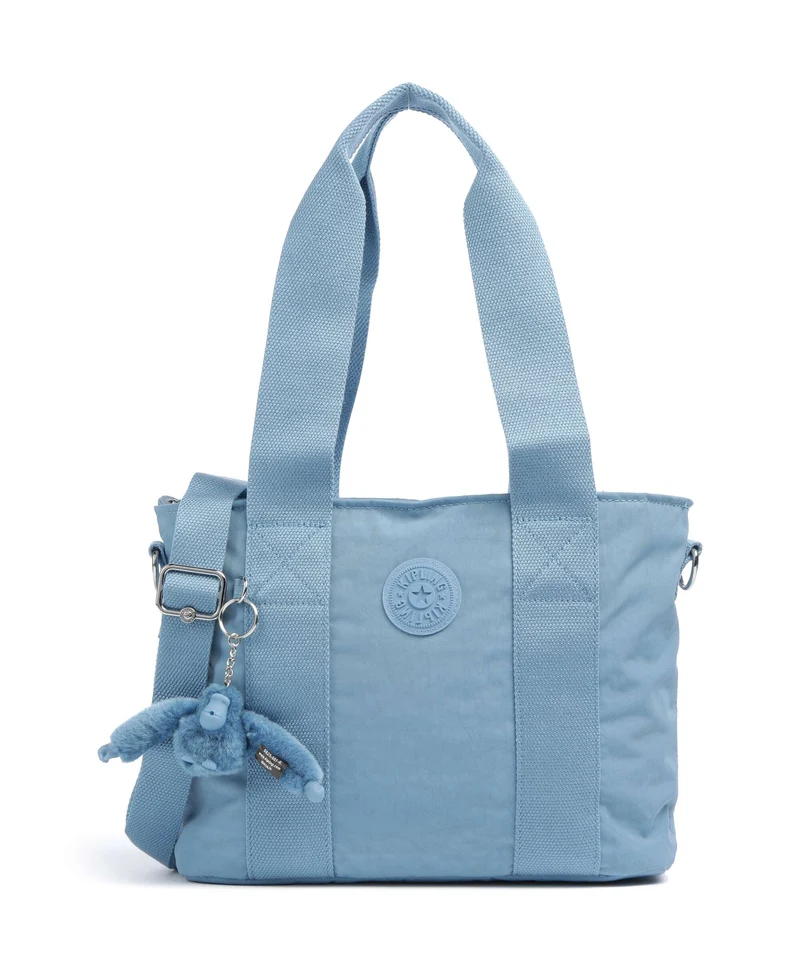 Kipling Basic Minta M Up Schultertasche vintage blue