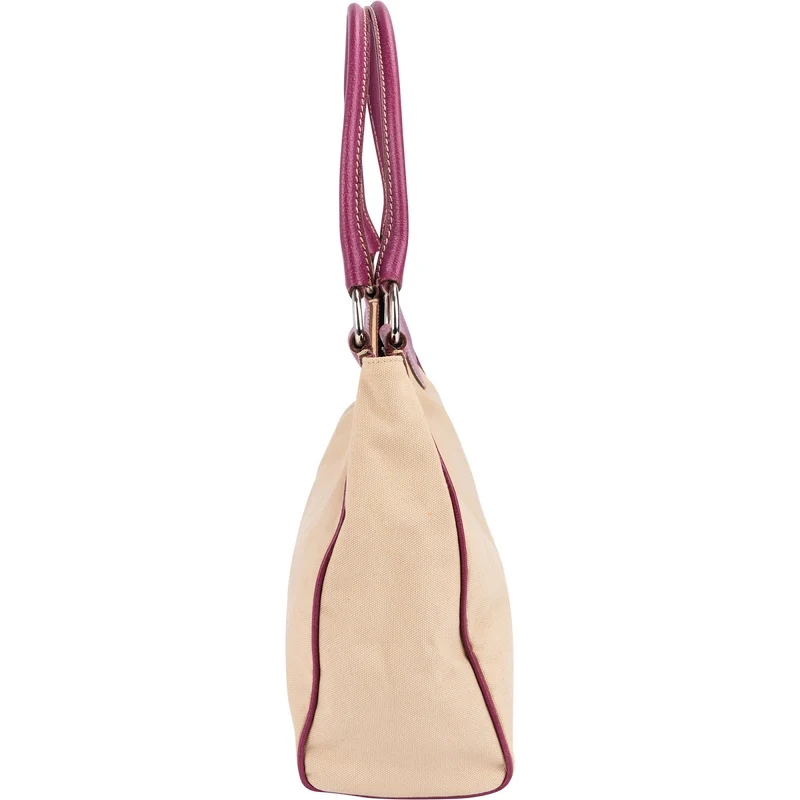 Prada Leather Semitracolla Triangle Shoulder Bag