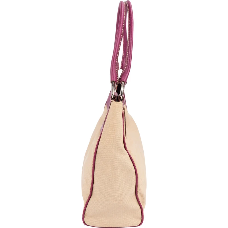 Prada Leather Semitracolla Triangle Shoulder Bag