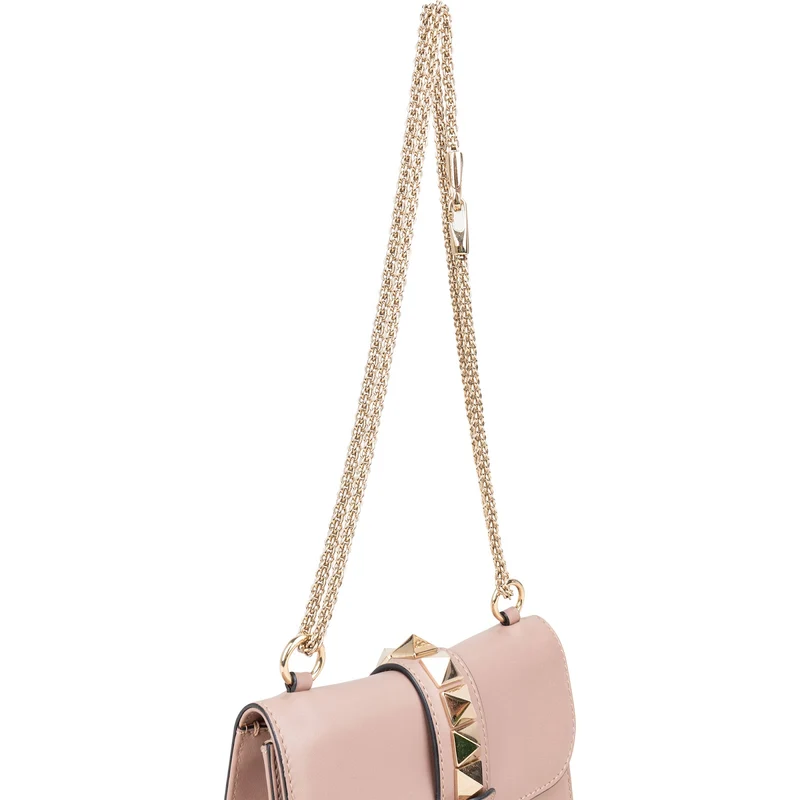Valentino Garavani Calfskin Rockstud Small Flap Shoulder Crossbody Bag