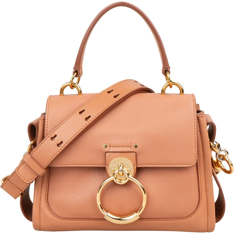Chloé Grained Calfskin Tess Small Day Crossbody Handbag