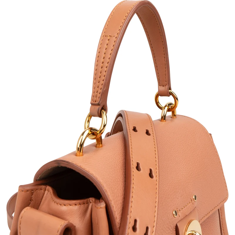 Chloé Grained Calfskin Tess Small Day Crossbody Handbag