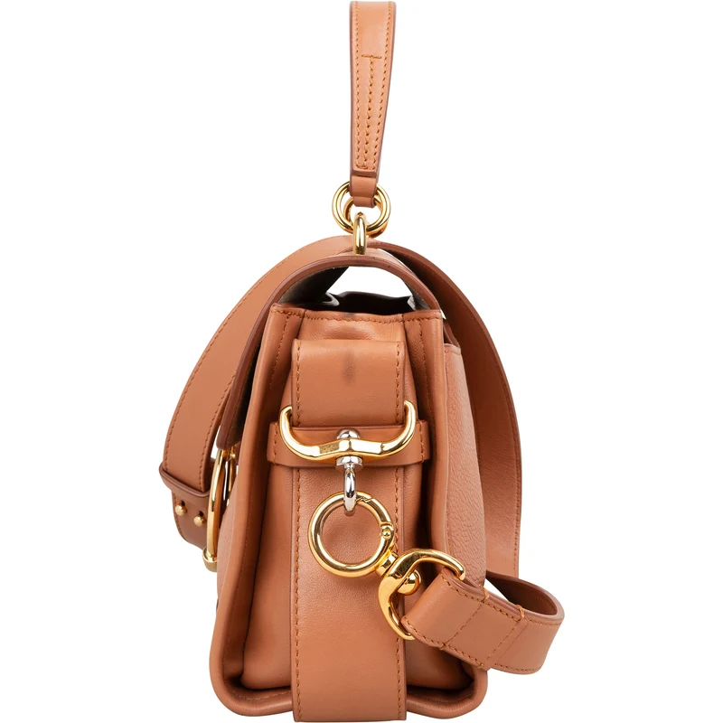Chloé Grained Calfskin Tess Small Day Crossbody Handbag