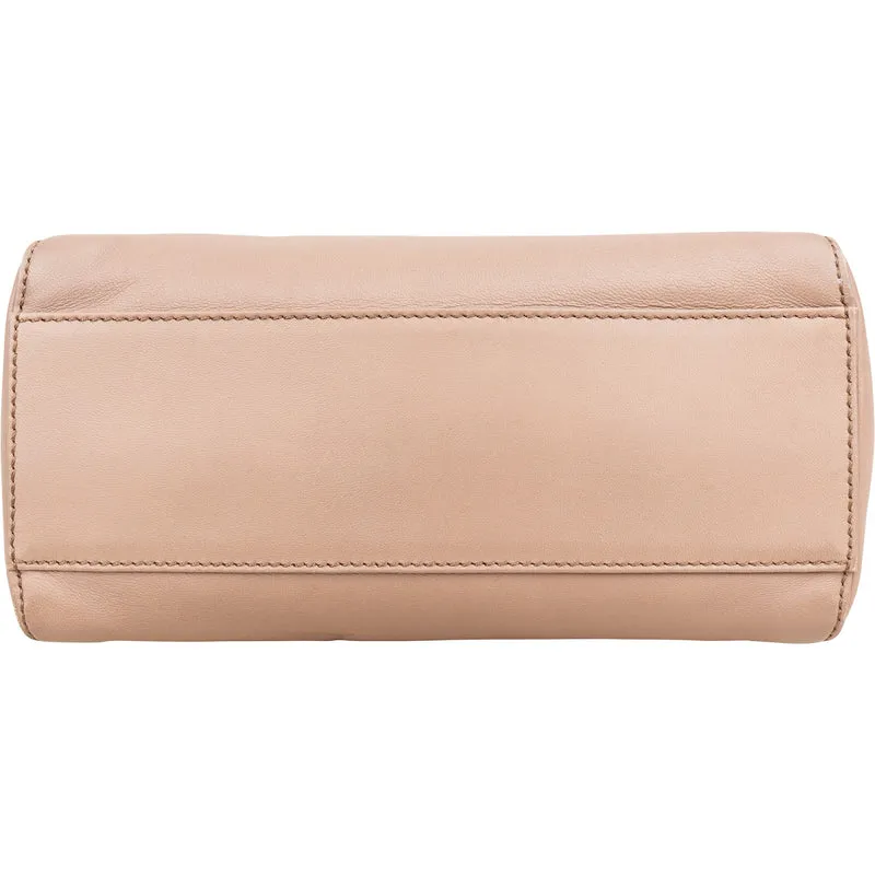 Fendi Leather Peekaboo Mini Handbag