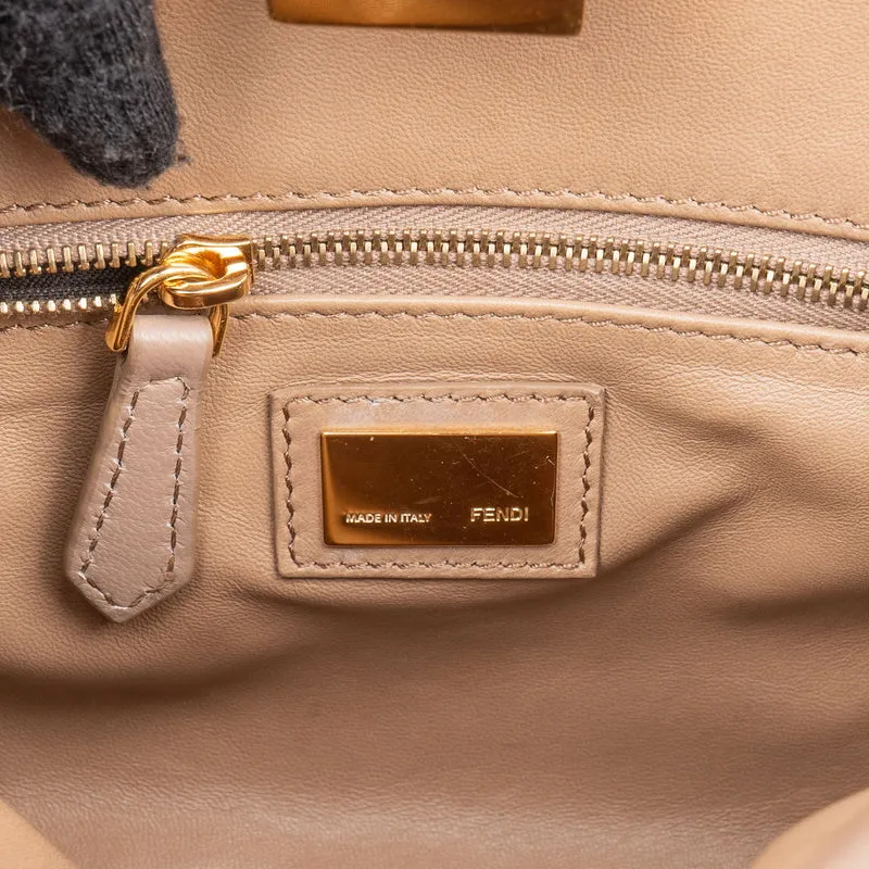 Fendi Leather Peekaboo Mini Handbag