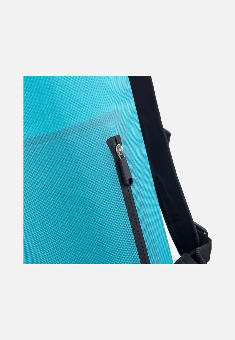 Commuter Daypack Cyber 21L Cyber Blue/Pink - Rolltop Rucksack