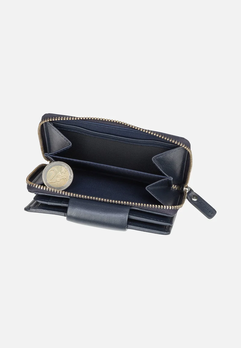 Auen Diethilde Purse MH9FZ Dark Blue - Portemonnaie