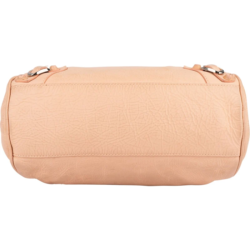 Balenciaga Pink Leather Mini City Handbag