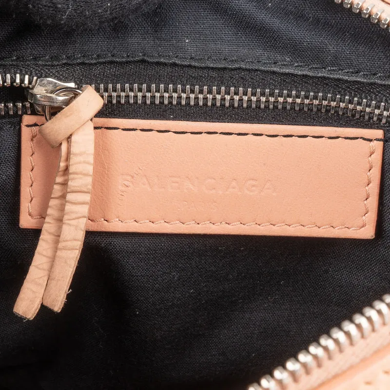 Balenciaga Pink Leather Mini City Handbag