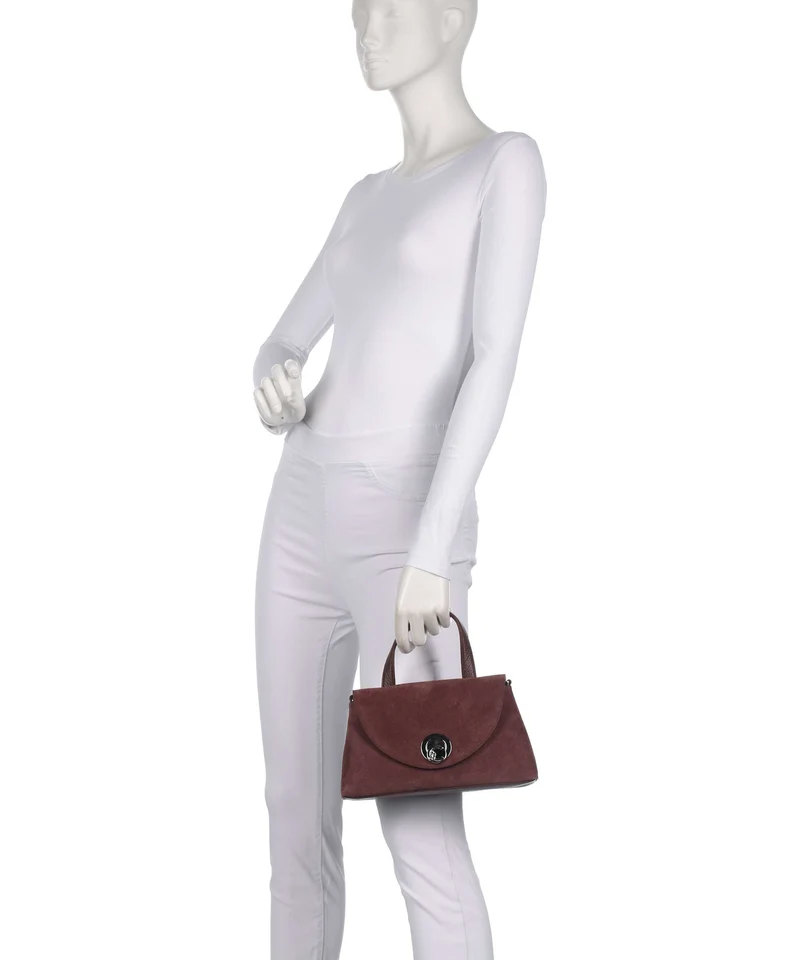 Coccinelle Nikla Suede Handtasche berry