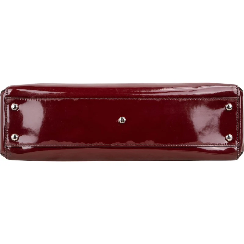 Cartier Patent Leather Marcello Tote Handbag