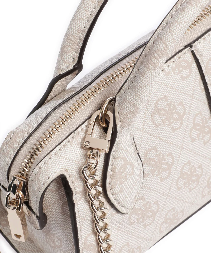 Guess Yvonne Logo Mini Handtasche stone logo