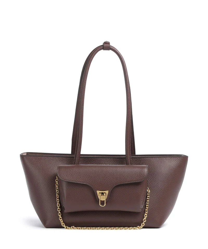 Coccinelle Beat Double Schultertasche berry