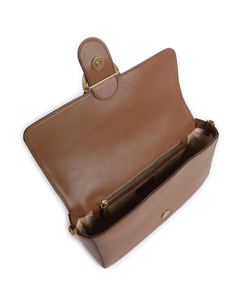 Pinko Love One Classic Slouchy Umhängetasche marrone cognac/antique gold