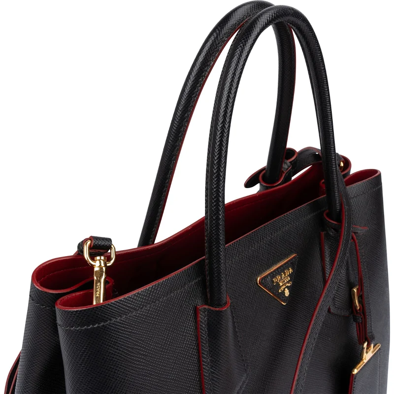 Prada Saffiano Leather Galleria Large Tote Handbag