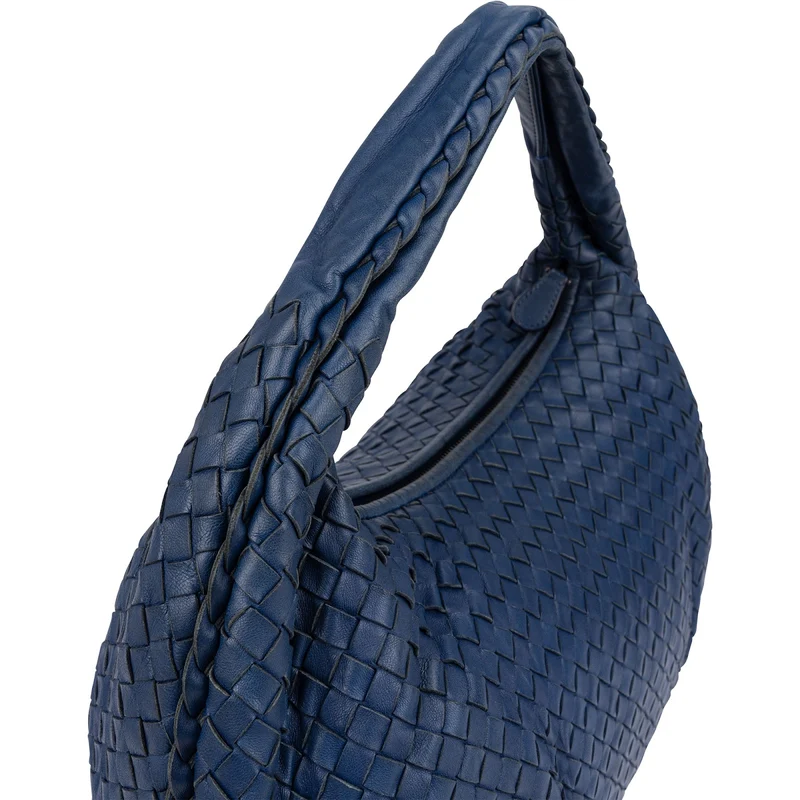 Bottega Veneta Intrecciato Leather Hobo Belly Shoulder Bag