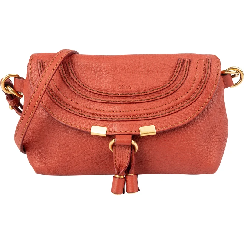 Chloé Grained Calfskin Marcie Crossbody Bag