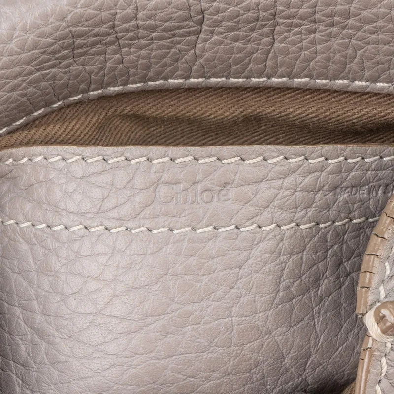Chloé Grained Leather Marcie Small Saddle Crossbody Bag