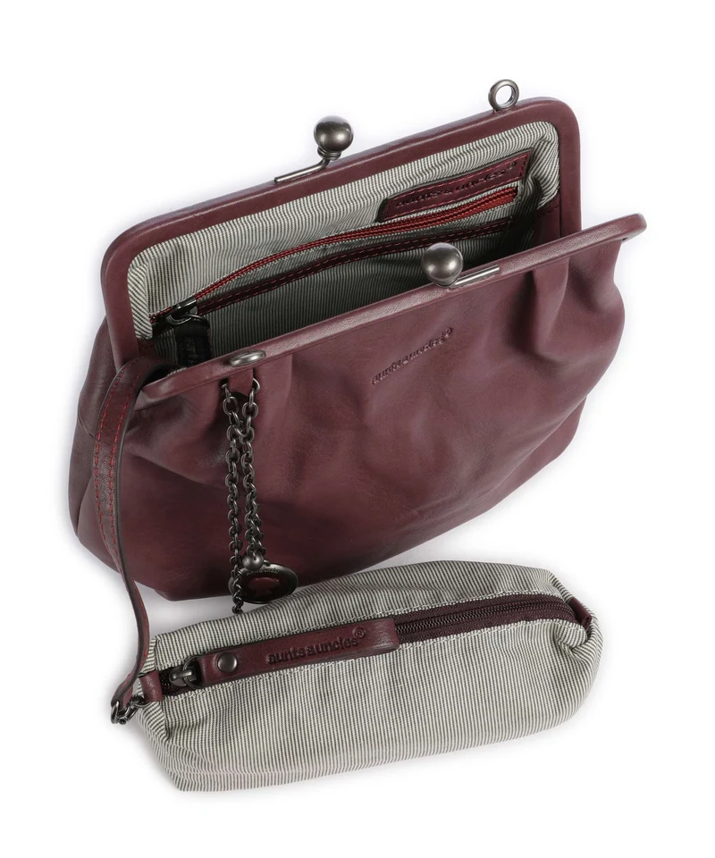 Aunts & Uncles Grandma's Luxury Club Mrs. Fortune Cookie Umhängetasche dark cherry