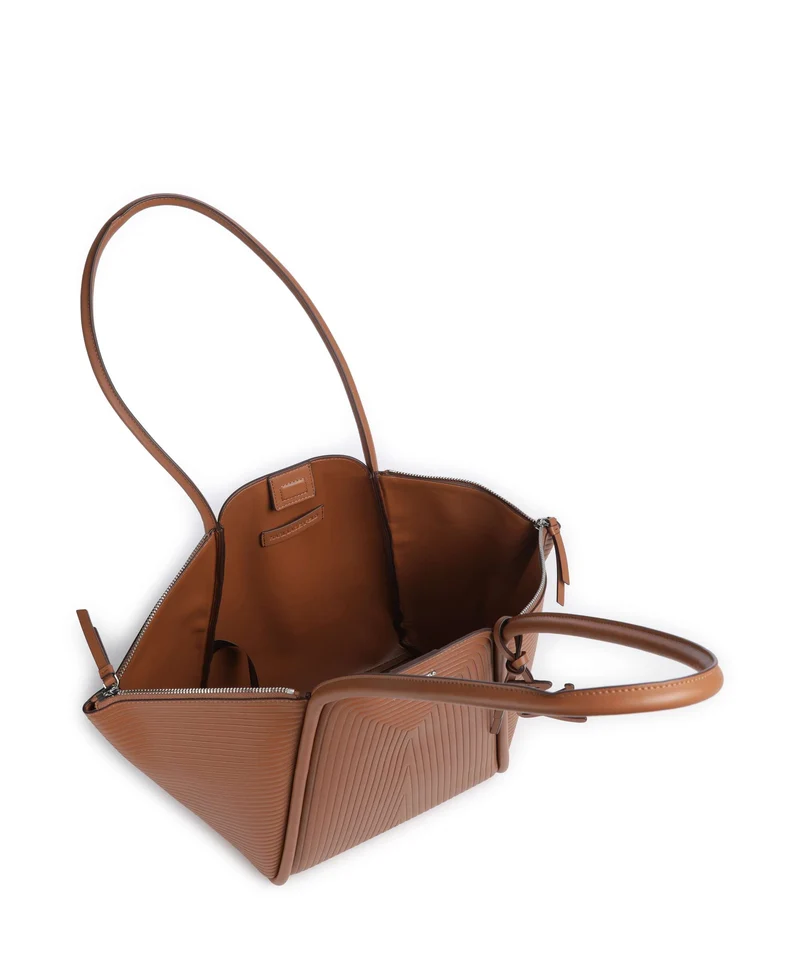 Karl Lagerfeld K/Wellen Medium Shopper dark tan