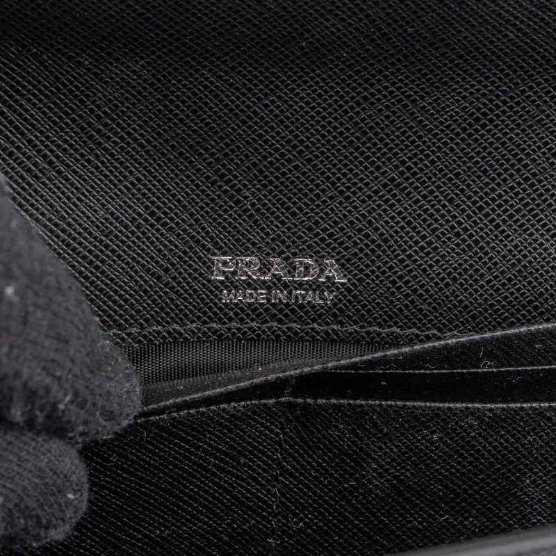 Prada Black Saffiano Leather Crossbody Belt Bag