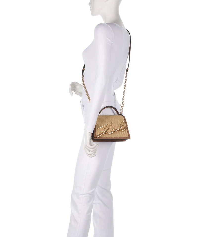 Karl Lagerfeld K/Signature 2.0 Umhängetasche natural/tan