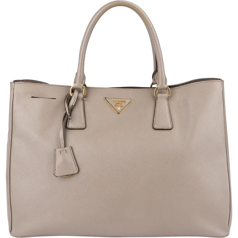 Prada Saffiano Leather Galleria Shopping Handbag