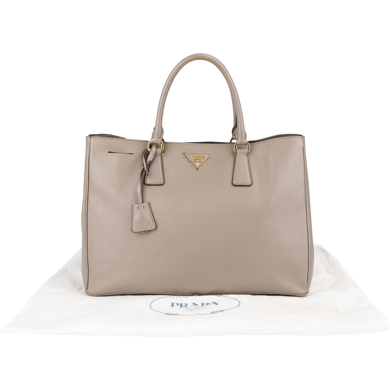 Prada Saffiano Leather Galleria Shopping Handbag