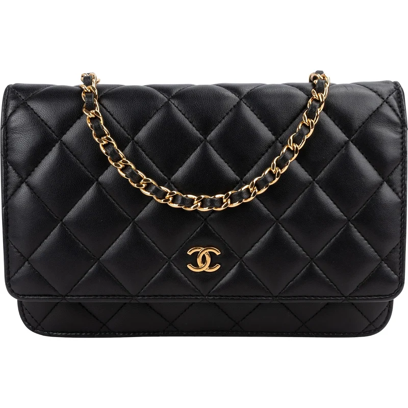 Chanel Quilted Lambskin Wallet On Chain Crossbody Bag
