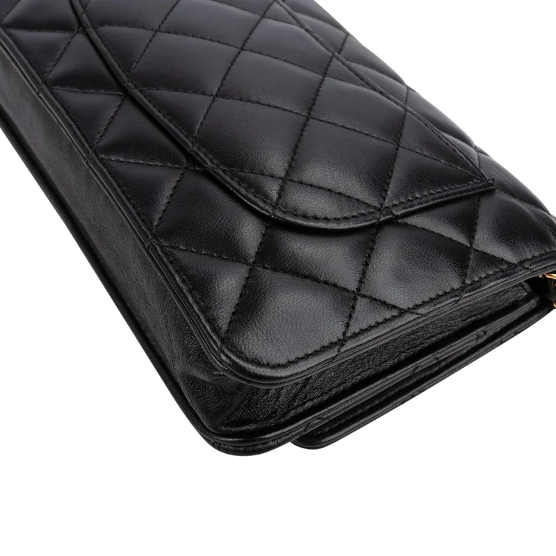 Chanel Quilted Lambskin Wallet On Chain Crossbody Bag