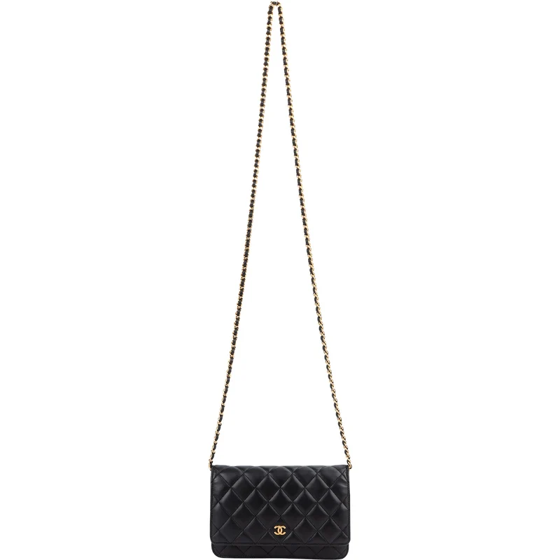 Chanel Quilted Lambskin Wallet On Chain Crossbody Bag