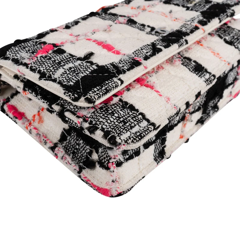 Chanel Limited Multicolor Tweed Wallet On Chain Crossbody Bag