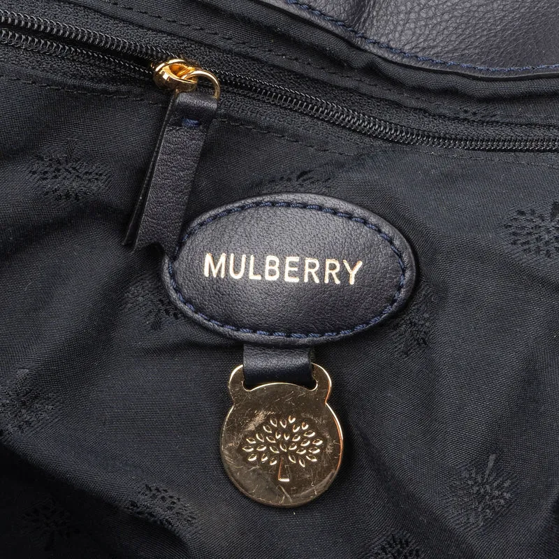 Mulberry Suede Cara Delevingne Medium Handbag