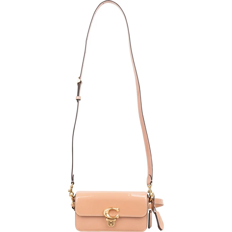 Coach Patent Leather Studio Shoulder Handbag