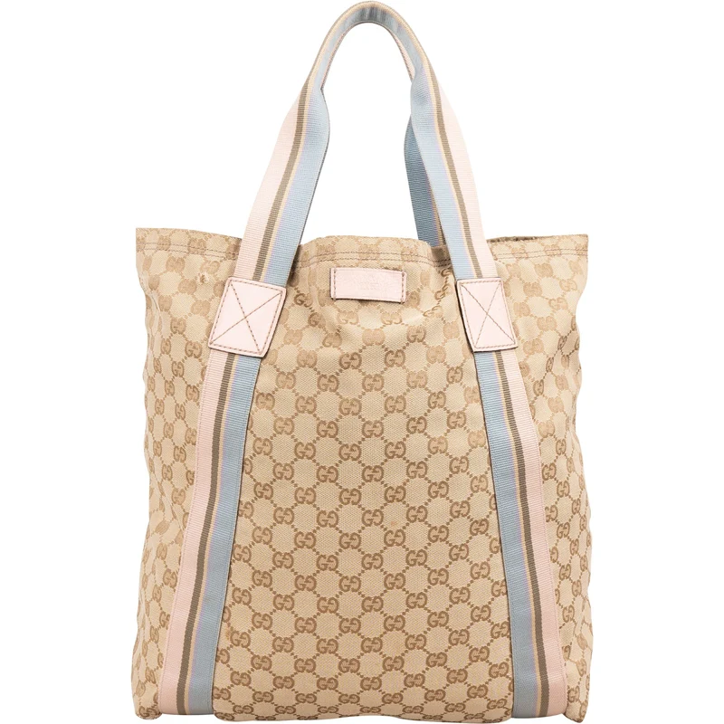 Gucci Monogram GG Canvas Tote Handbag